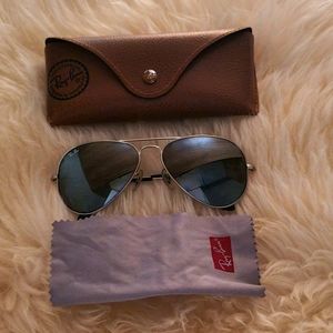 Sold---Ray ban BR3025 Silver mirror
